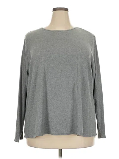 Pre-owned Jjill Pullover Sweater In Gray