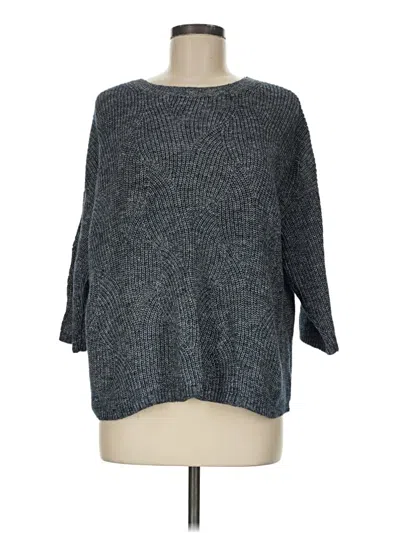 Pre-owned Jjill Pullover Sweater In Gray