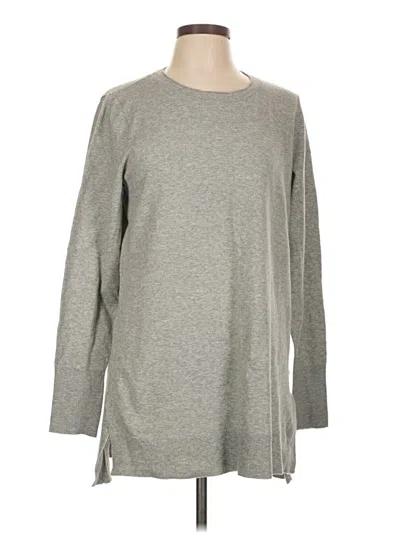 Pre-owned Jjill Pullover Sweater In Gray