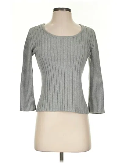 Pre-owned Jjill Pullover Sweater In Gray