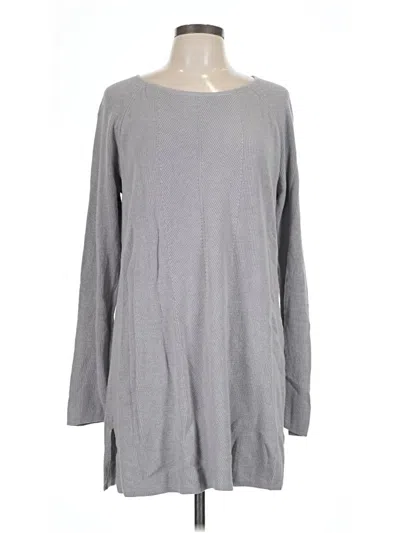 Pre-owned Jjill Pullover Sweater In Gray
