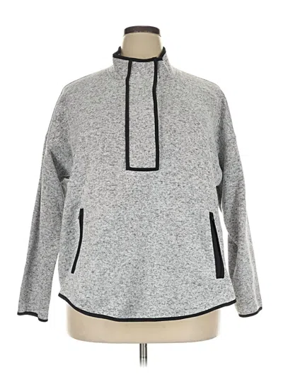 Pre-owned Jjill Pullover Sweater In Gray