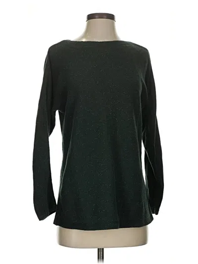 Pre-owned Jjill Pullover Sweater In Green