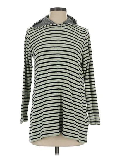 Pre-owned Jjill Pullover Sweater In Green