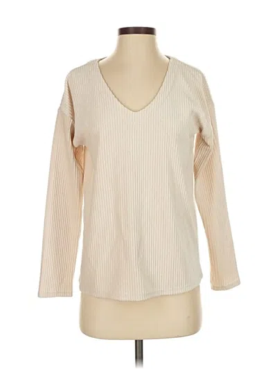 Pre-owned Jjill Pullover Sweater In Ivory