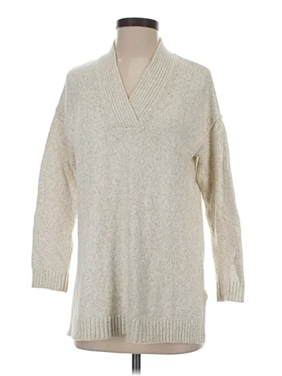 Pre-owned Jjill Pullover Sweater In Ivory