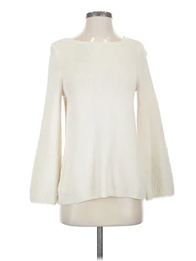 Pre-owned Jjill Pullover Sweater In Ivory