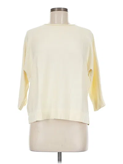 Pre-owned Jjill Pullover Sweater In Ivory