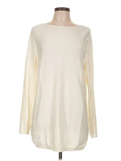 Pre-owned Jjill Pullover Sweater In Ivory