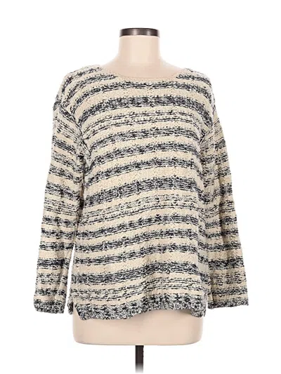 Pre-owned Jjill Pullover Sweater In Ivory