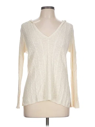 Pre-owned Jjill Pullover Sweater In Ivory