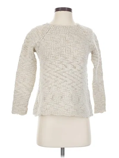 Pre-owned Jjill Pullover Sweater In Ivory