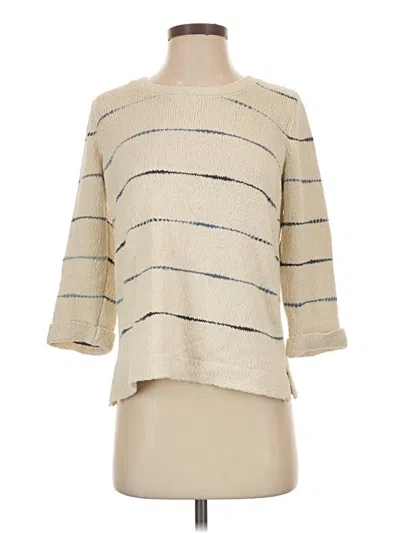 Pre-owned Jjill Pullover Sweater In Ivory