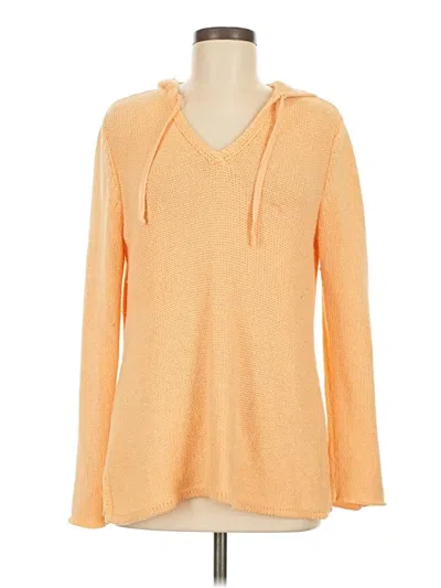Pre-owned Jjill Pullover Sweater In Orange