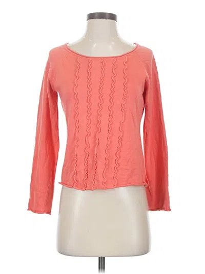 Pre-owned Jjill Pullover Sweater In Orange