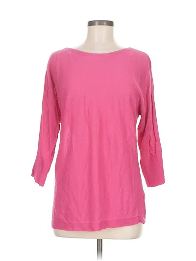 Pre-owned Jjill Pullover Sweater In Pink