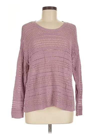 Pre-owned Jjill Pullover Sweater In Pink