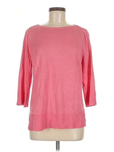 Pre-owned Jjill Pullover Sweater In Pink