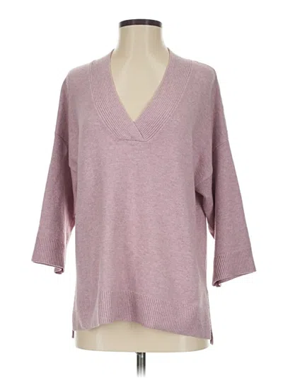 Pre-owned Jjill Pullover Sweater In Pink