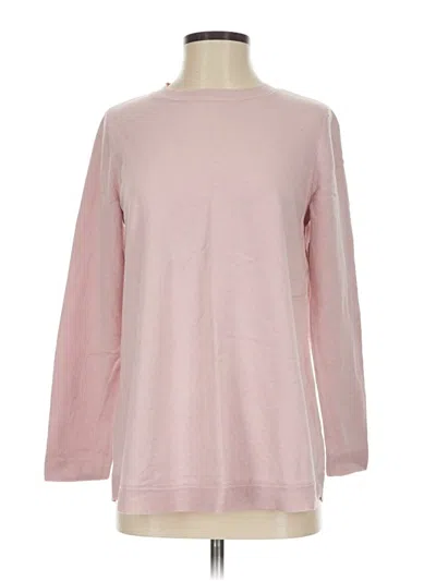 Pre-owned Jjill Pullover Sweater In Pink