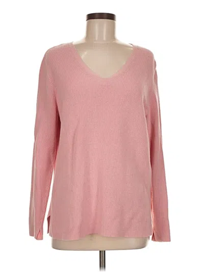 Pre-owned Jjill Pullover Sweater In Pink
