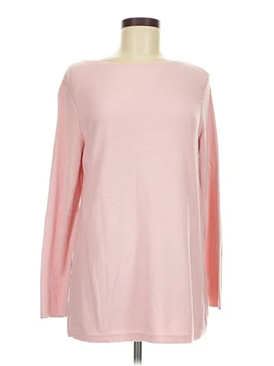 Pre-owned Jjill Pullover Sweater In Pink