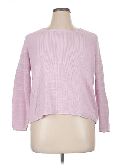 Pre-owned Jjill Pullover Sweater In Pink