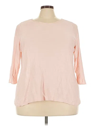 Pre-owned Jjill Pullover Sweater In Pink