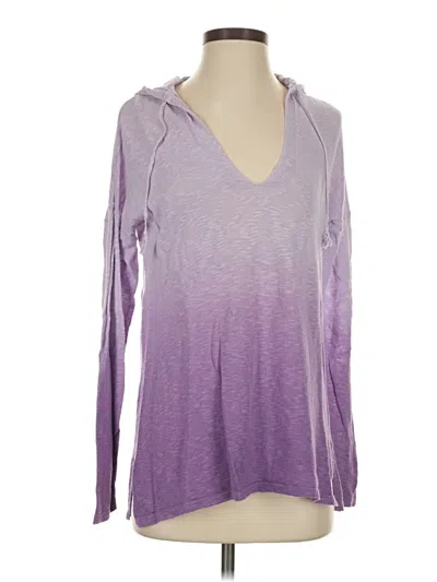 Pre-owned Jjill Pullover Sweater In Purple