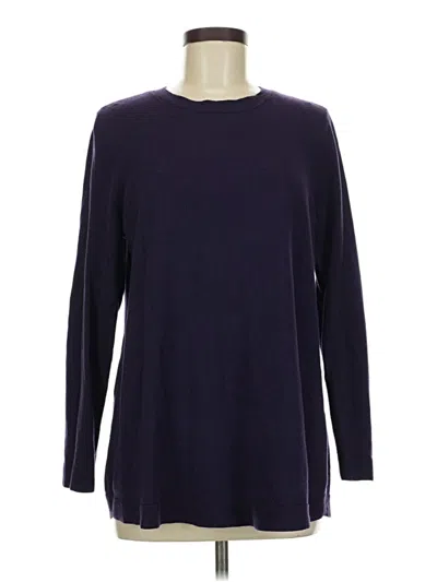 Pre-owned Jjill Pullover Sweater In Purple