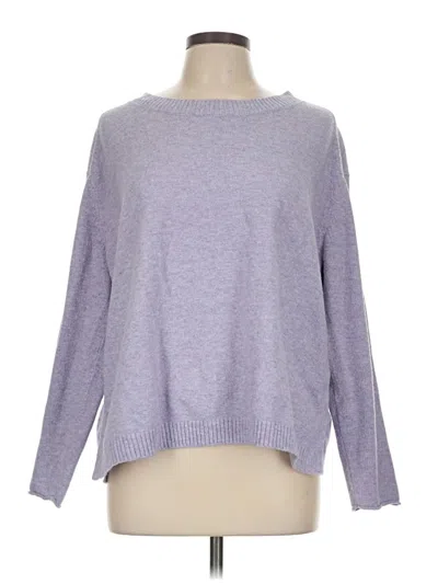 Pre-owned Jjill Pullover Sweater In Purple