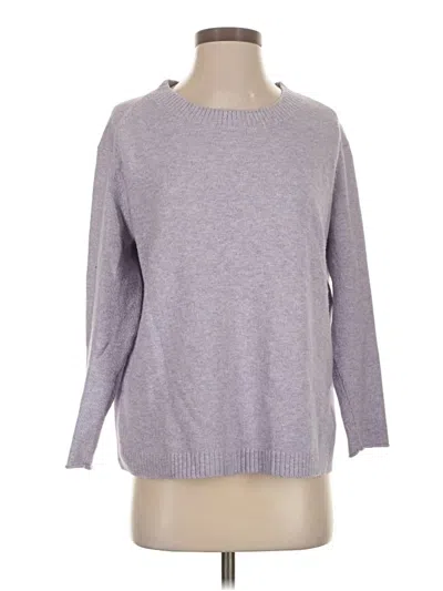 Pre-owned Jjill Pullover Sweater In Purple