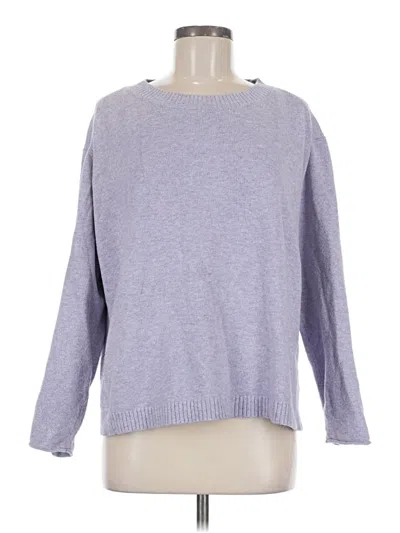 Pre-owned Jjill Pullover Sweater In Purple
