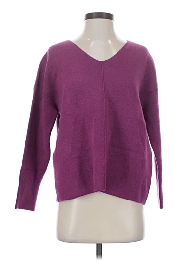 Pre-owned Jjill Pullover Sweater In Purple