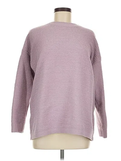 Pre-owned Jjill Pullover Sweater In Purple
