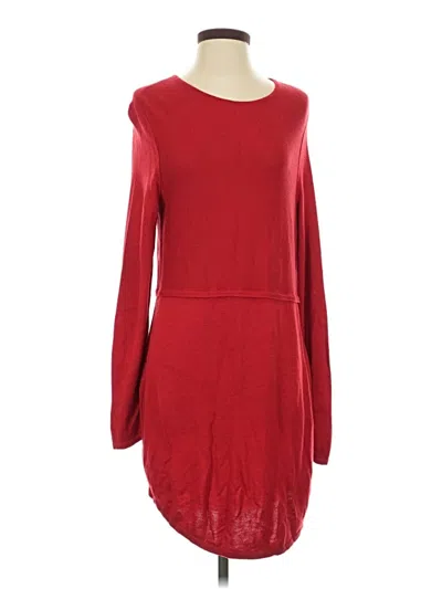 Pre-owned Jjill Pullover Sweater In Red