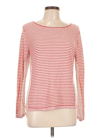 Pre-owned Jjill Pullover Sweater In Red