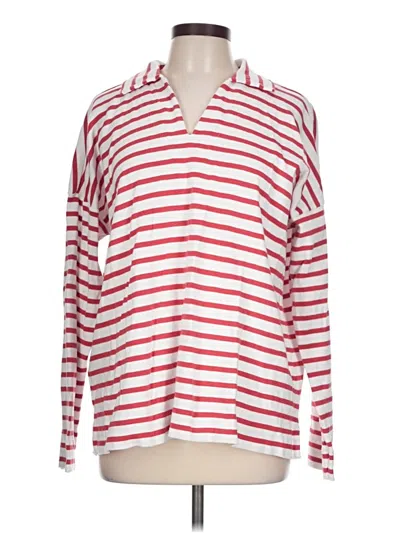 Pre-owned Jjill Pullover Sweater In Red