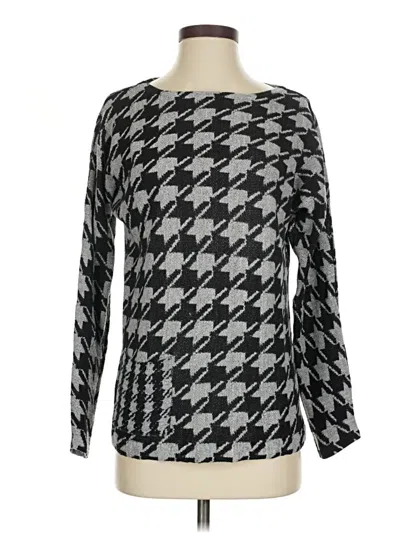Pre-owned Jjill Pullover Sweater In Silver