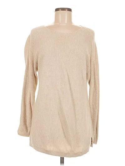 Pre-owned Jjill Pullover Sweater In Tan