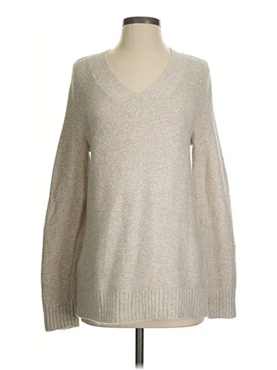 Pre-owned Jjill Pullover Sweater In Tan