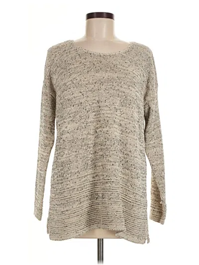 Pre-owned Jjill Pullover Sweater In Tan