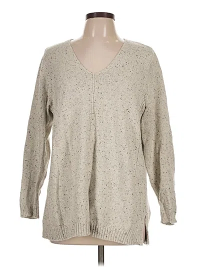 Pre-owned Jjill Pullover Sweater In Tan