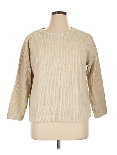 Pre-owned Jjill Pullover Sweater In Tan