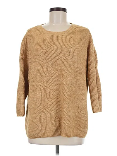 Pre-owned Jjill Pullover Sweater In Tan