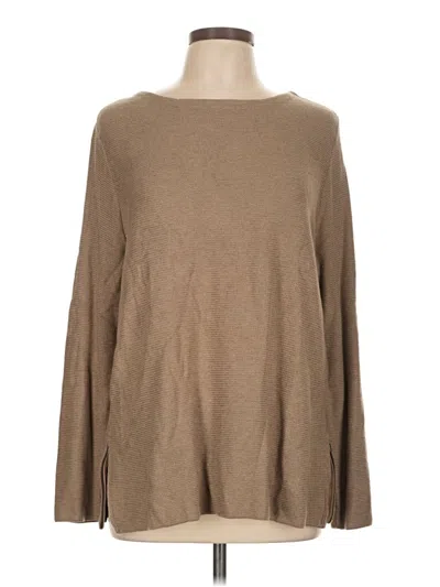 Pre-owned Jjill Pullover Sweater In Tan