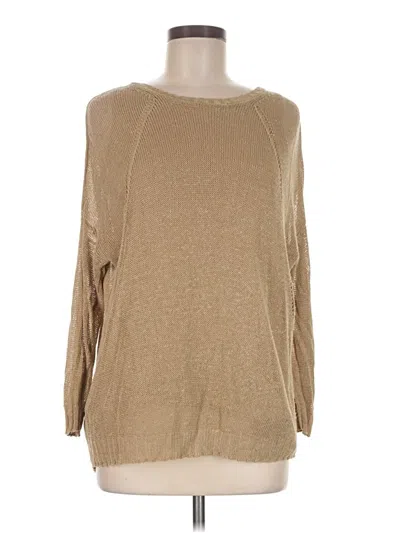 Pre-owned Jjill Pullover Sweater In Tan