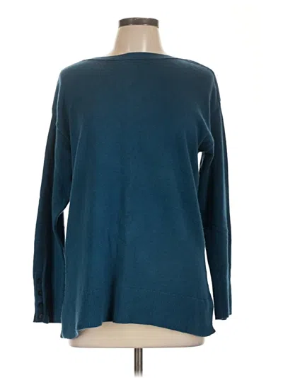 Pre-owned Jjill Pullover Sweater In Teal