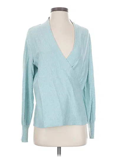 Pre-owned Jjill Pullover Sweater In Teal