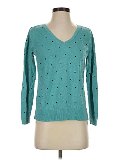 Pre-owned Jjill Pullover Sweater In Teal